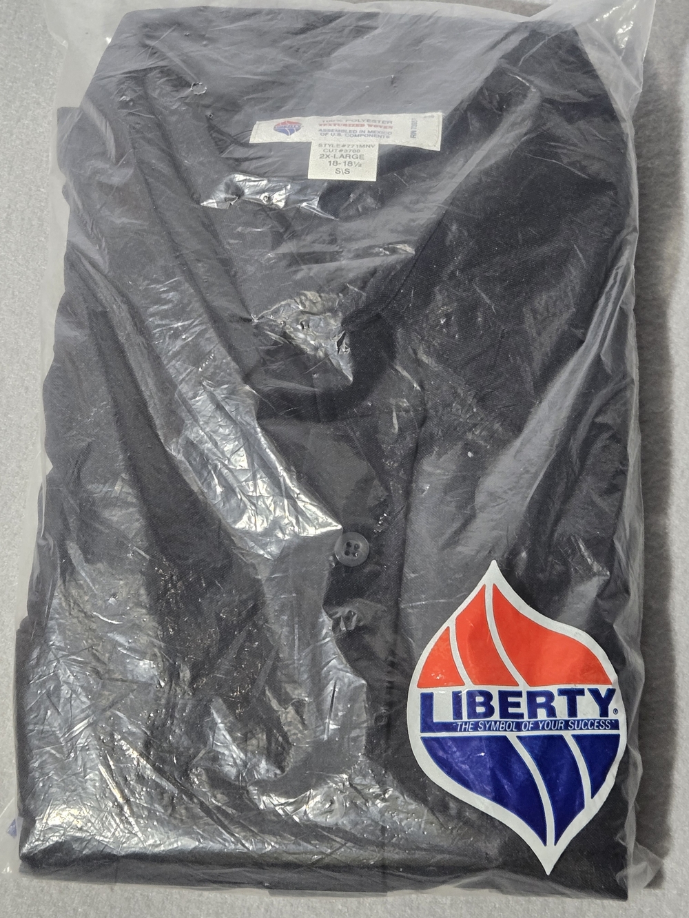 Liberty Black Lightweight Button-Up Shirt  2X